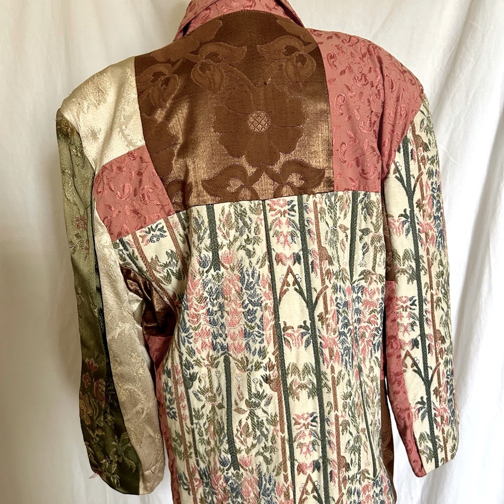 1980s Patchwork Blazer - image 3